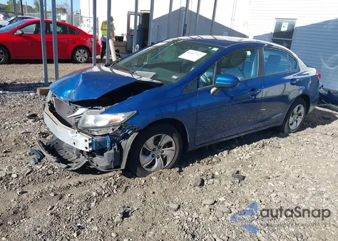 2015 Honda Civic Lx from USA, damaged, VIN 19XFB2F50FE270820